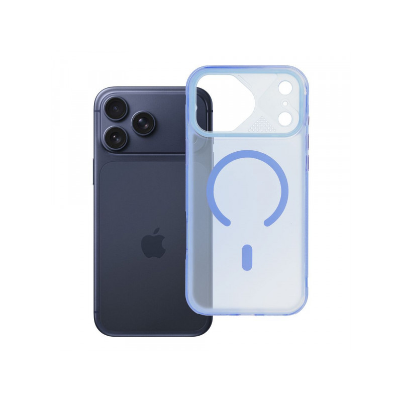 Nutitelefoni tagakaas Õun iPhone 18 Pro Aurora Mag Helesinine