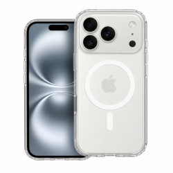 Viedtālruņa aizmugurējais vāciņš Apple iPhone 16 Pro 2.0MM Thick Clear Mag Caurspīdīga