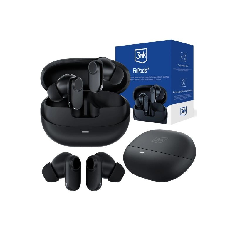 Juhtmevabad kõrvaklapid FitPods Must