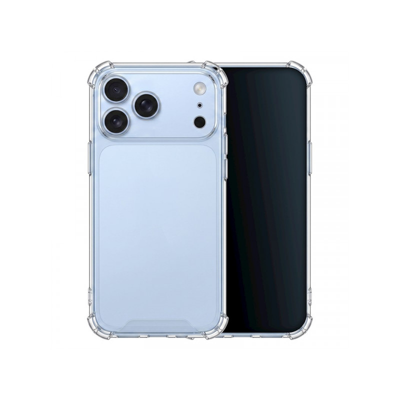 Viedtālruņa aizmugurējais vāciņš Apple iPhone 17 Anti Shock 1.5mm Caurspīdīga