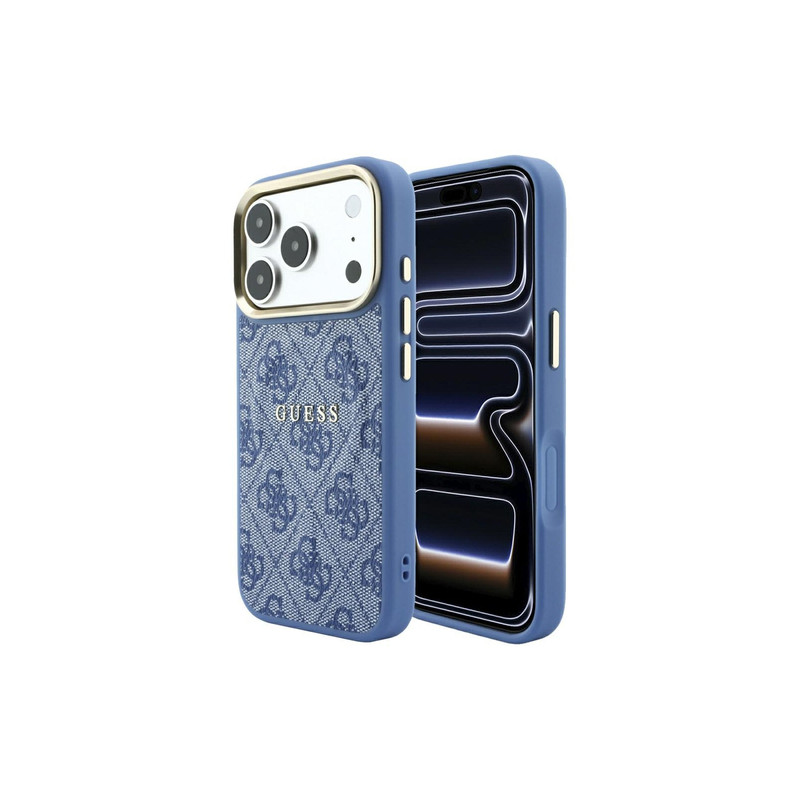 Nutitelefoni tagakaas Õun iPhone 18 Pro Max Embossed 4G Classic MagSafe Helesinine