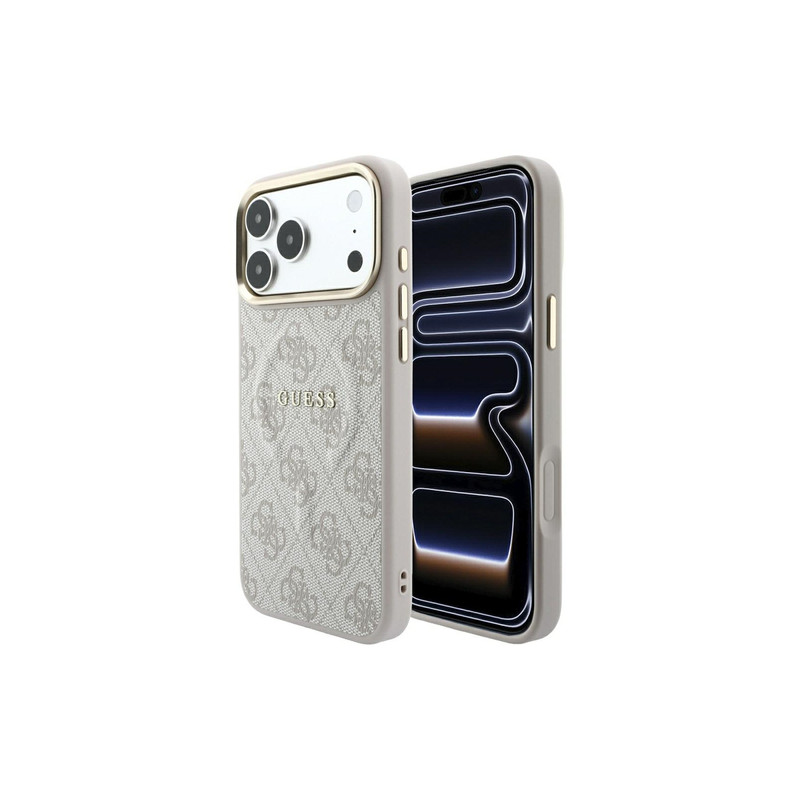 Viedtālruņa aizmugurējais vāciņš Apple iPhone 18 Pro Max Embossed 4G Classic MagSafe Rozā