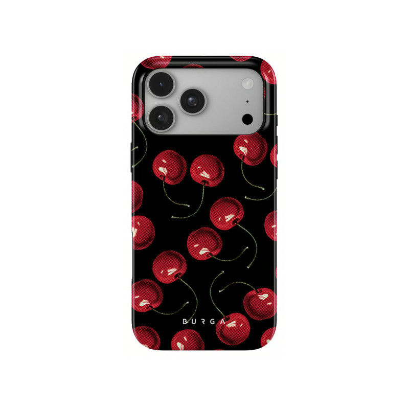Nutitelefoni tagakaas Õun iPhone 18 Pro Max Cherrybomb Tough MagSafe Tumepunane