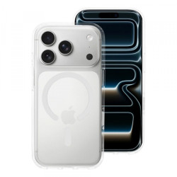 Nutitelefoni tagakaas Õun iPhone 18 Pro Max Clear Hybrid Premium Mag Läbipaistev
