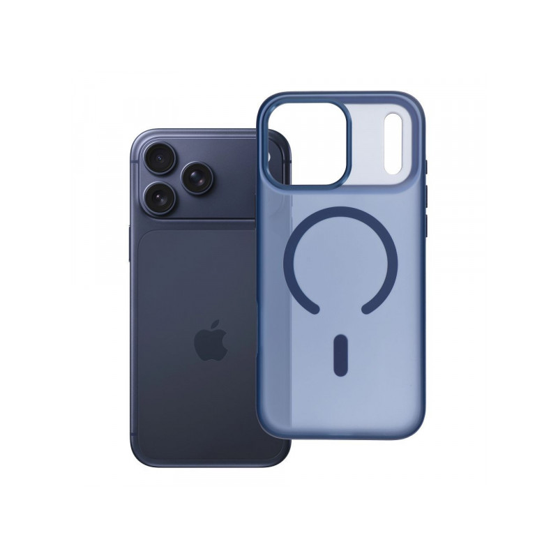 Nutitelefoni tagakaas Õun iPhone 18 Pro Max Flexline Mag Cover Sinine