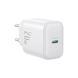 Toiteadapter Charger 20W PD USB-C TCF20 Valge