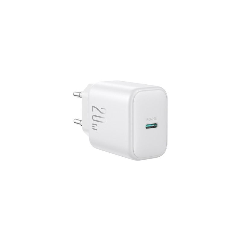 Toiteadapter Charger 20W PD USB-C TCF20 Valge