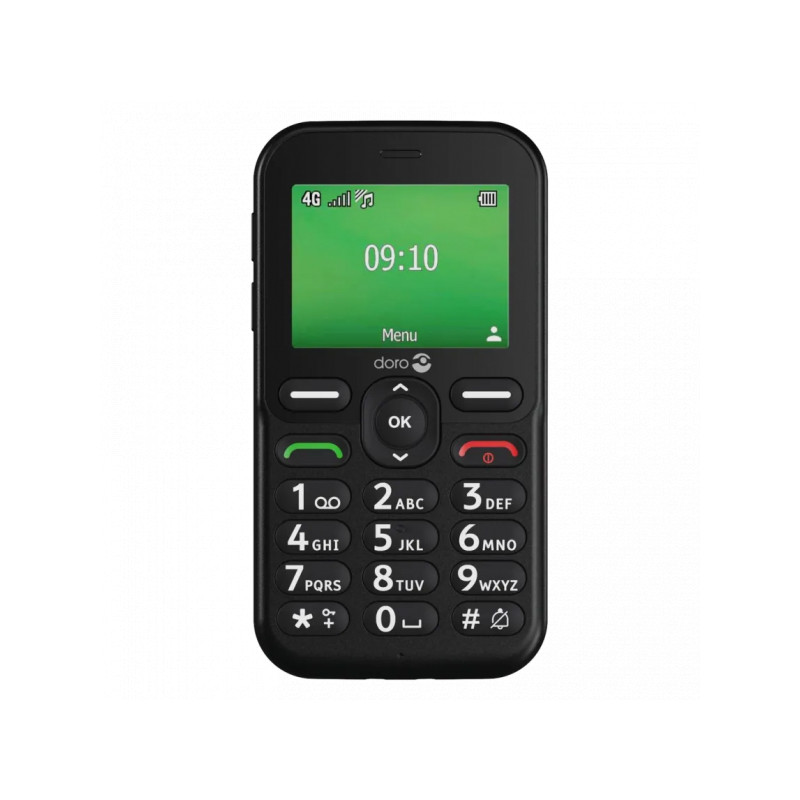 Uus telefon Doro Doro E10 Doro E10 Must