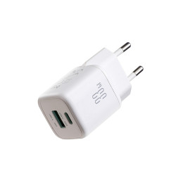 Strāvas adapteris JR-TG7 33W USB-A + USB-C Wall Charger Balta