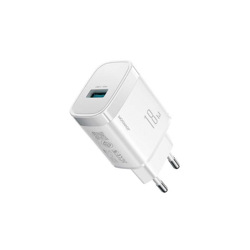 Toiteadapter JR-TF4 18W USB-A Wall Charger Valge