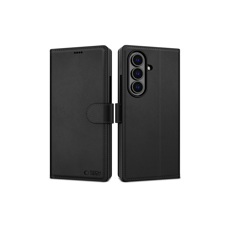 Viedtālruņa atveramais maciņš Samsung Galaxy Z Fold 8 Ultra Wallet Melna