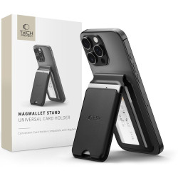 Nutitelefoni kaardi tasku MagWallet Stand MagSafe Must