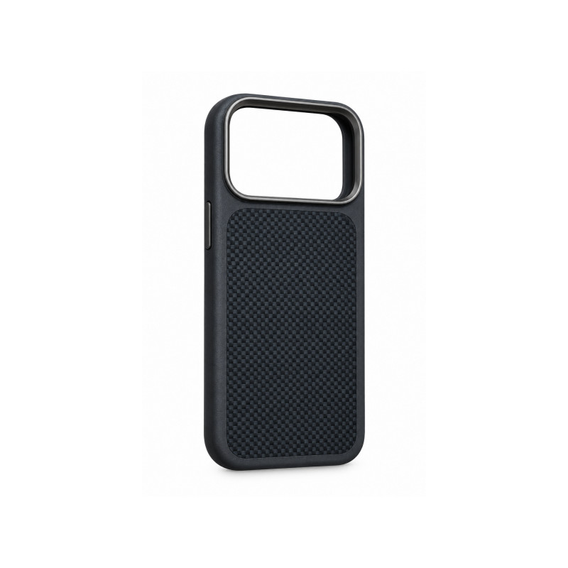 Nutitelefoni tagakaas Õun iPhone 18 Pro Full Wrap with Kevlar MagSafe Must