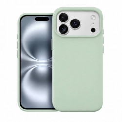 Nutitelefoni tagakaas Õun iPhone 17 Silicone Case Mag MF Heleroheline