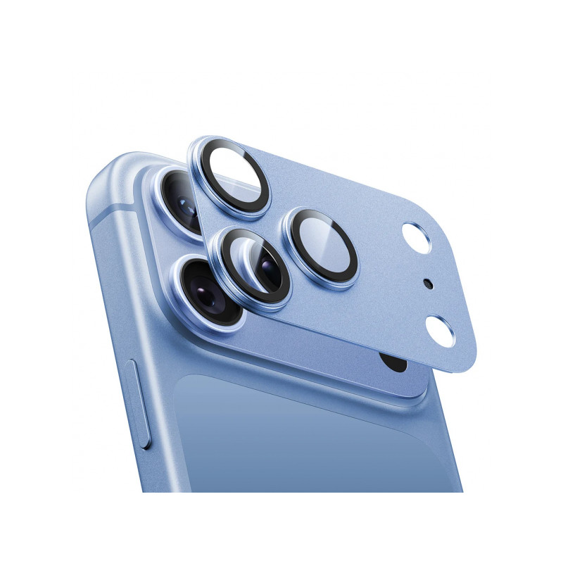 Nutitelefoni kaamerakaitse Õun iPhone 18 Pro Max GIA Dual All-Round Helesinine