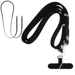 Piekariņš Crossbody Strap Lanyard Melna