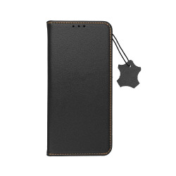 Viedtālruņa atveramais maciņš Apple iPhone 18 Pro Leather Book Melna