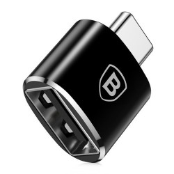 Baseus Adapter USB to USB Type-C Melns