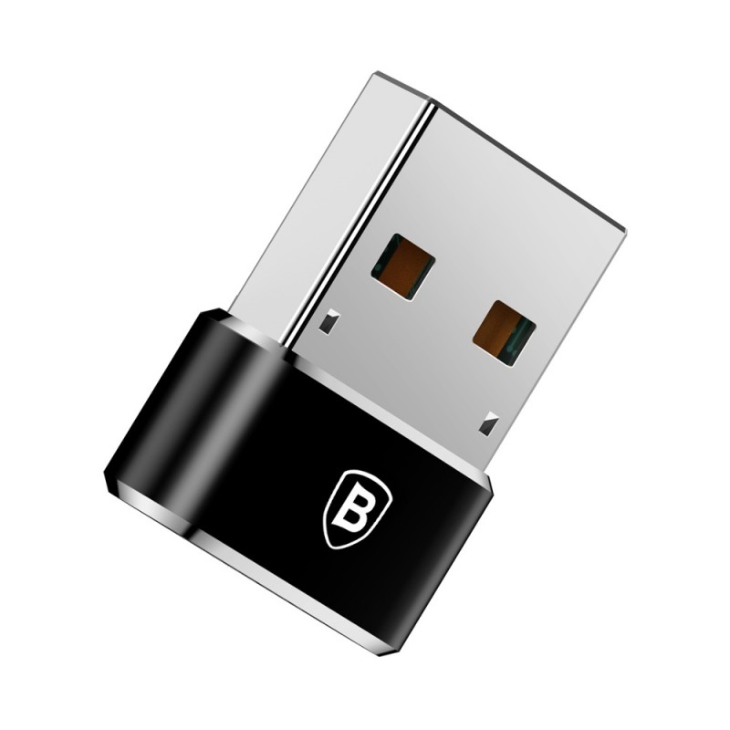 Baseus TYPE-C TO USB Melns