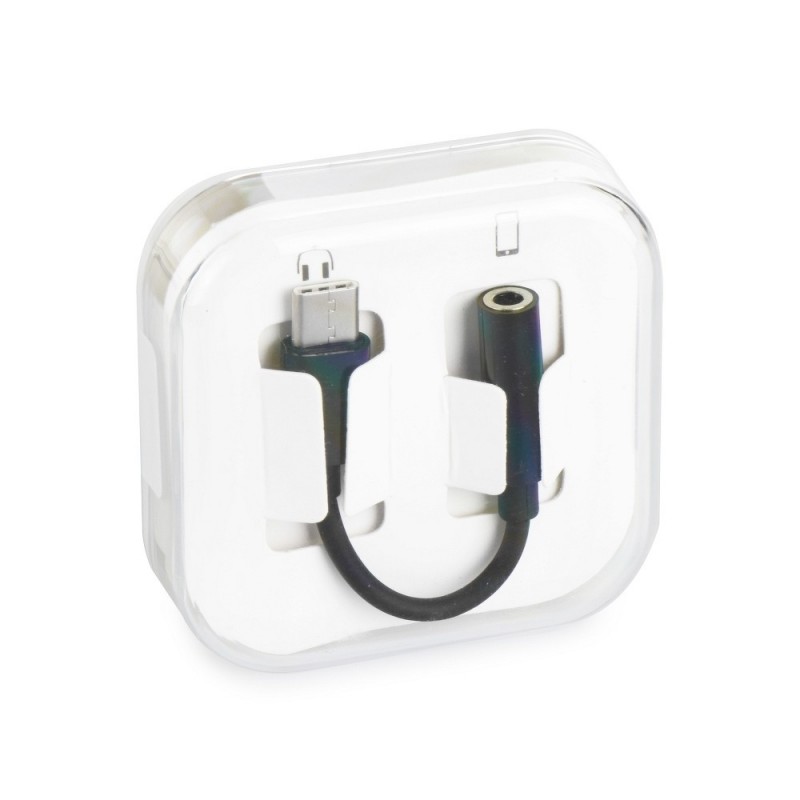 Universal Type C to Jack 3,5mm Melns