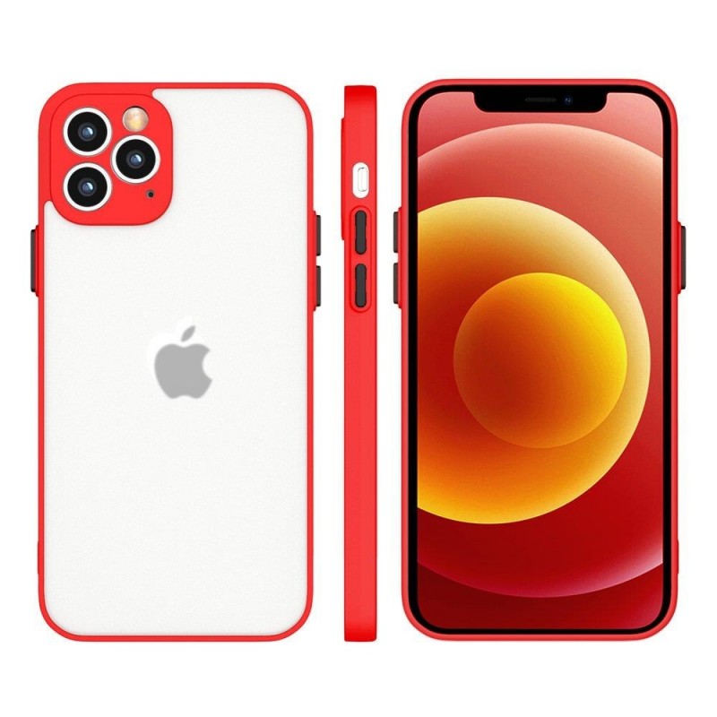 Xiaomi Redmi Note 10 5g / Poco M3 Pro Caurspīdīgs Sarkana apmale