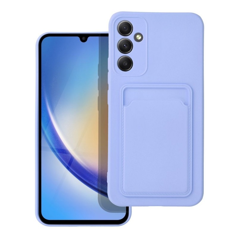 Nutitelefoni tagakaas Samsung Galaxy A34 5G KAARDIKORD Violetne